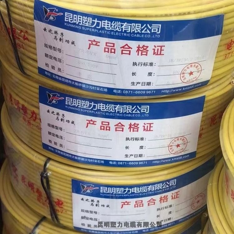 昆明二次线厂家国标YC-3*25+1*10橡套电缆